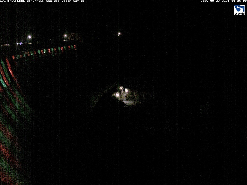 Archiv Foto Webcam Staumauer am Edersee