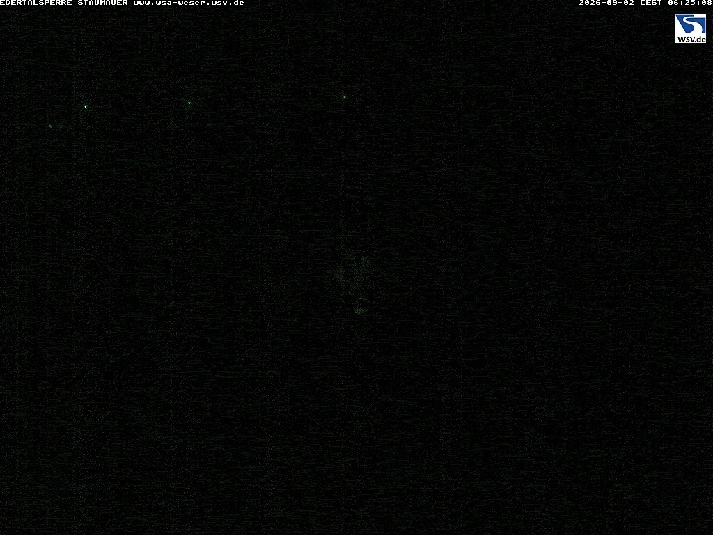 Archiv Foto Webcam Staumauer am Edersee