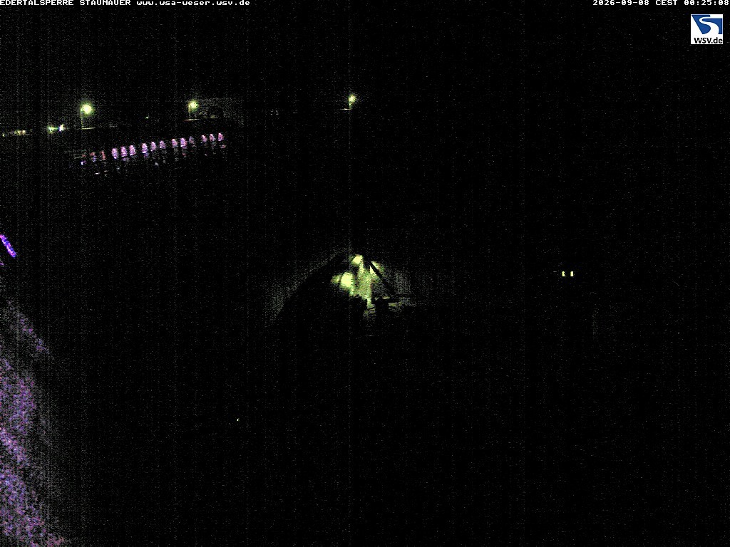 Archiv Foto Webcam Staumauer am Edersee