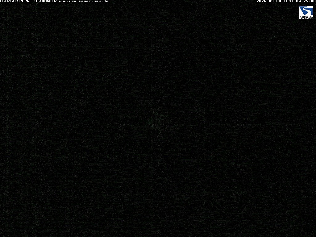 Archiv Foto Webcam Staumauer am Edersee