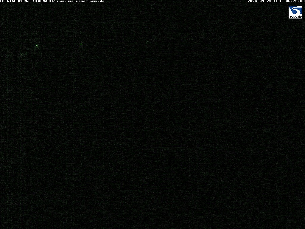 Archiv Foto Webcam Staumauer am Edersee