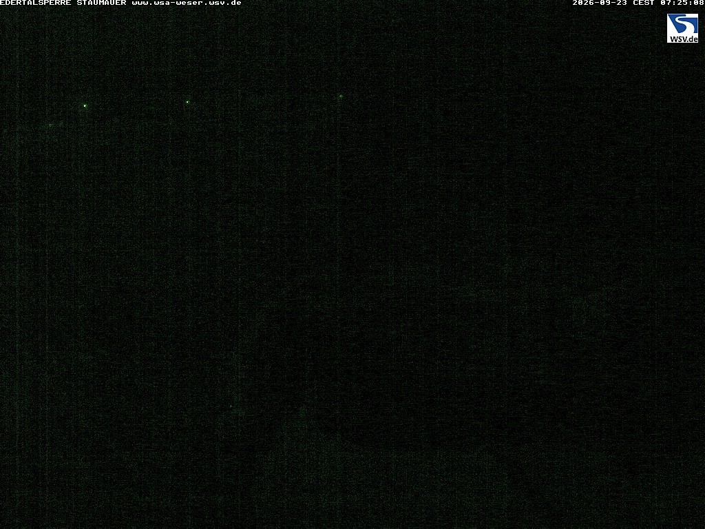 Archiv Foto Webcam Staumauer am Edersee