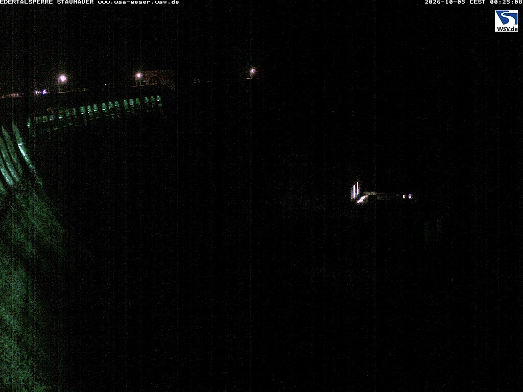 Archiv Foto Webcam Staumauer am Edersee