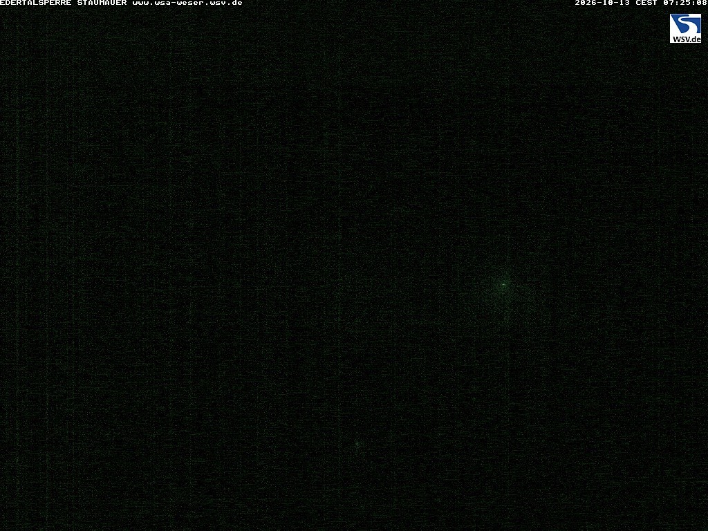 Archiv Foto Webcam Staumauer am Edersee