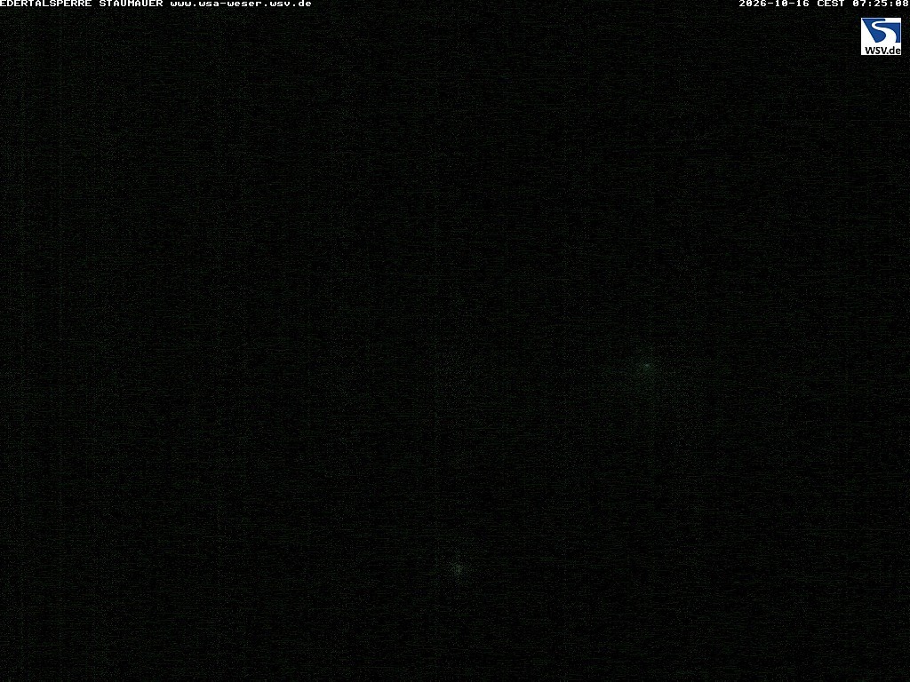 Archiv Foto Webcam Staumauer am Edersee