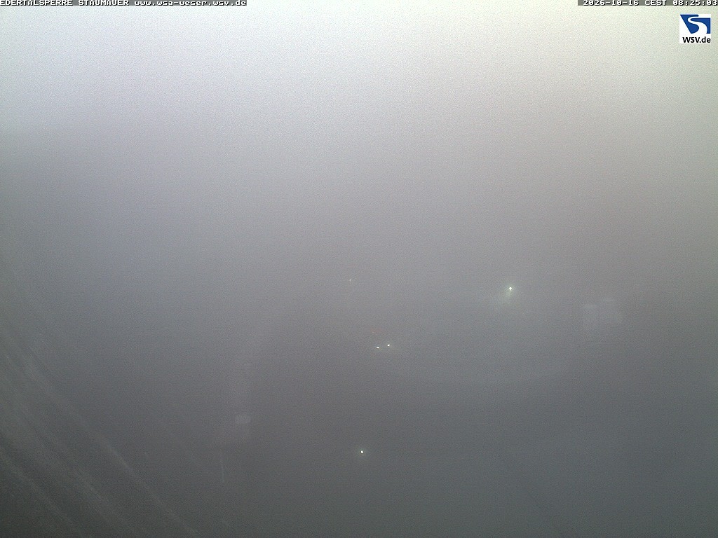 Archiv Foto Webcam Staumauer am Edersee