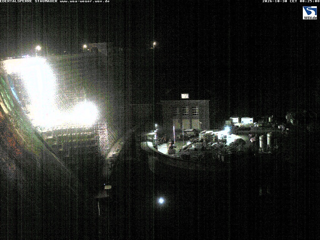 Archiv Foto Webcam Staumauer am Edersee