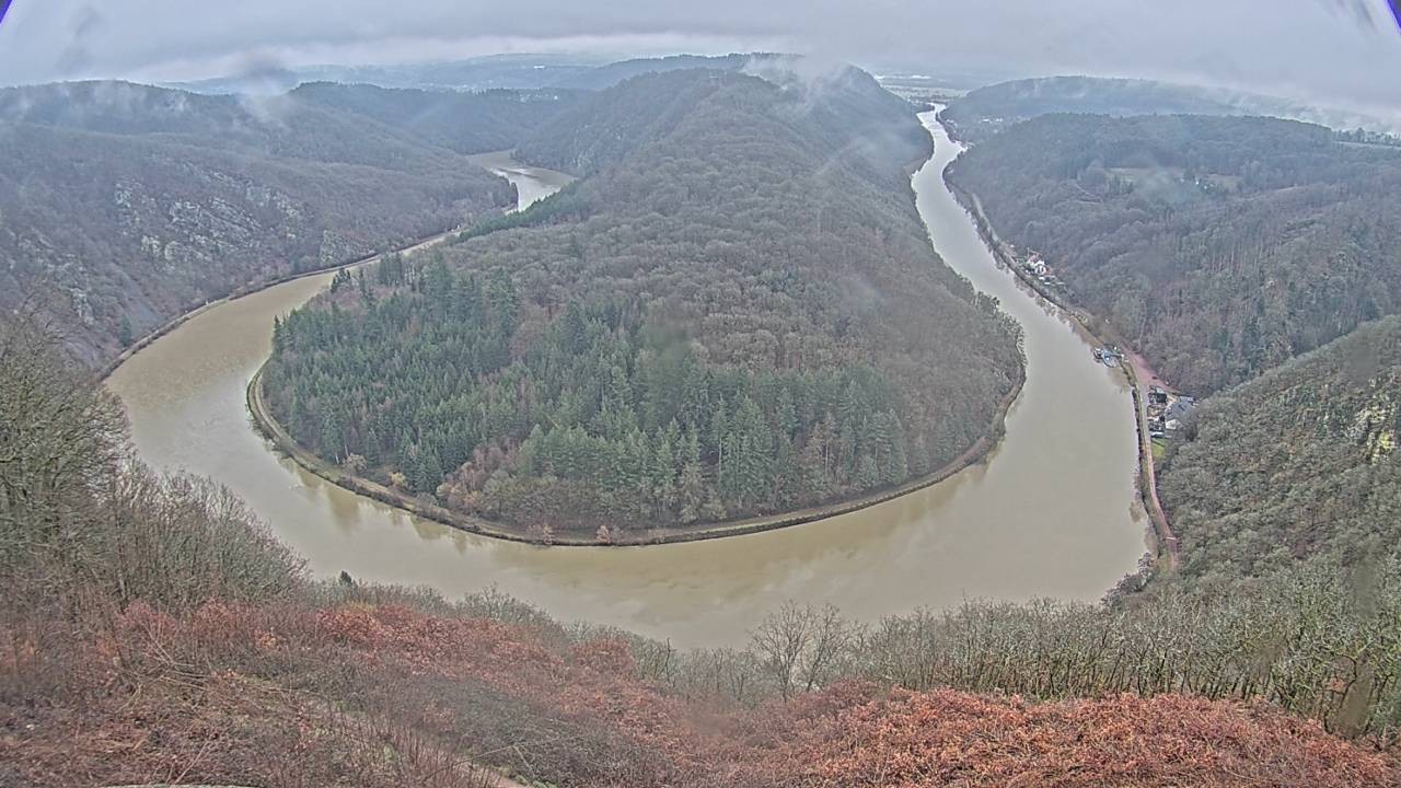 Archiv Foto Webcam Saarschleife