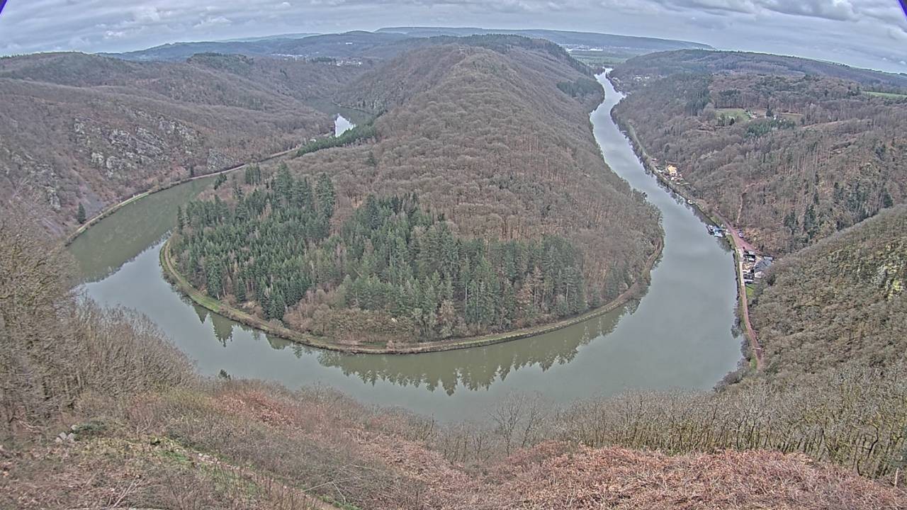 Archiv Foto Webcam Saarschleife