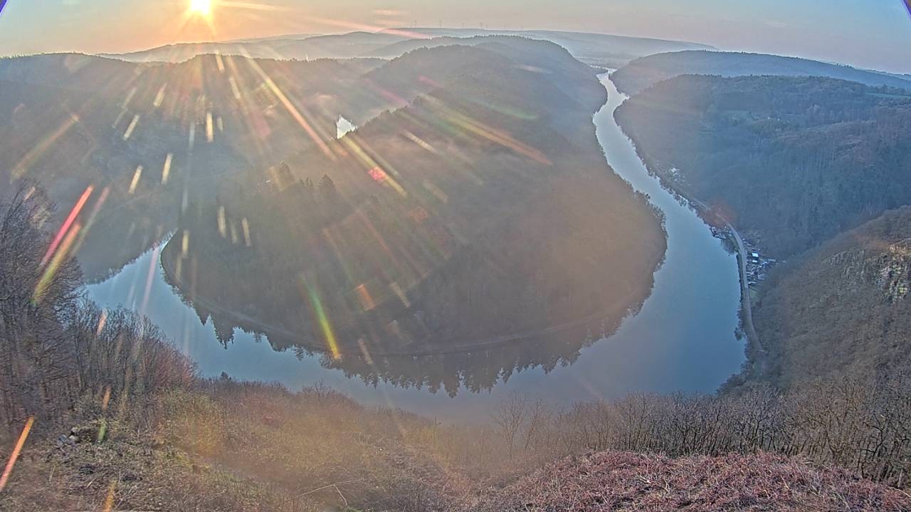 Archiv Foto Webcam Saarschleife