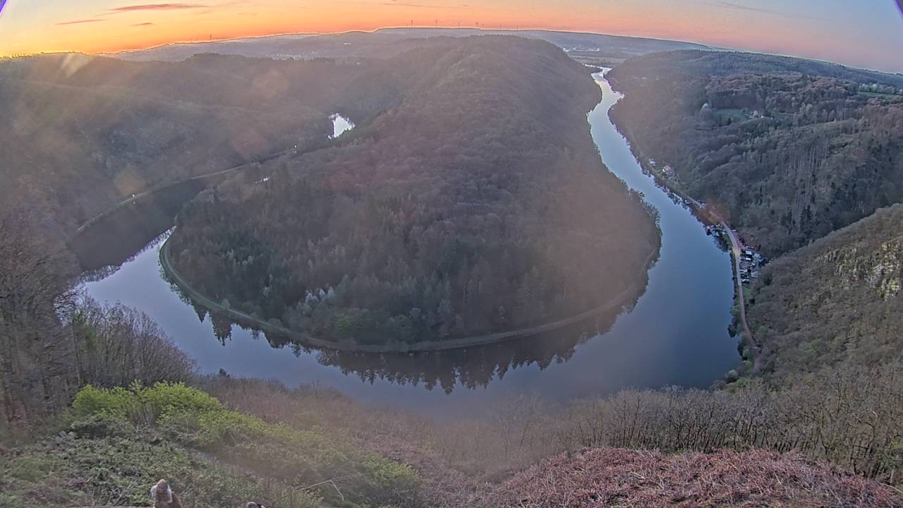 Archiv Foto Webcam Saarschleife