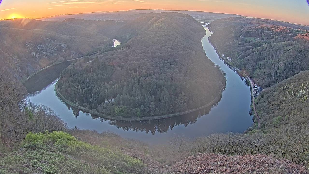 Archiv Foto Webcam Saarschleife