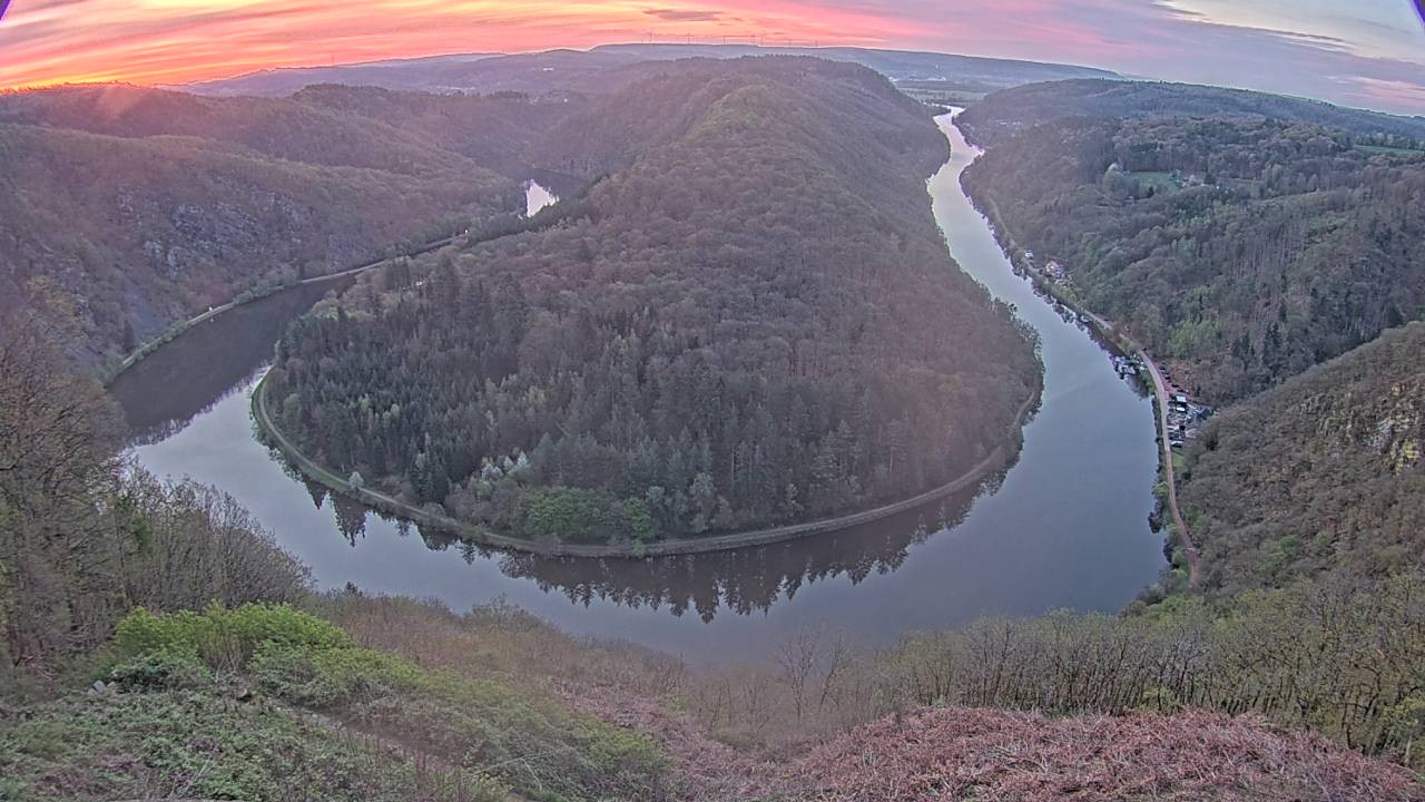 Archiv Foto Webcam Saarschleife