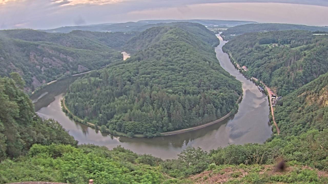 Archiv Foto Webcam Saarschleife