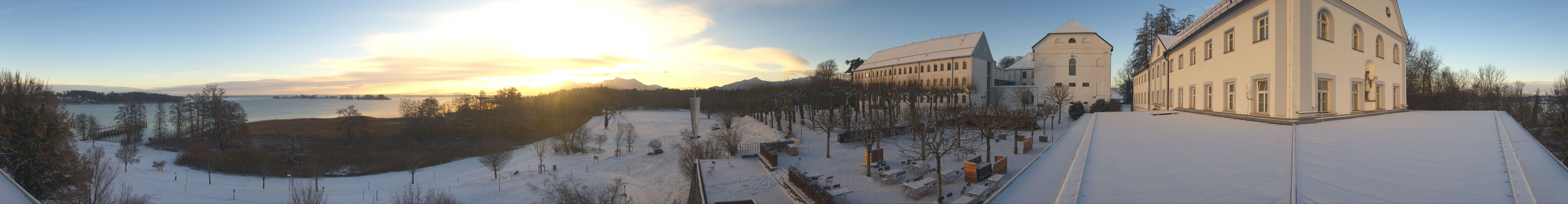 Archiv Foto Webcam Panoramablick von der Herreninsel im Chiemsee