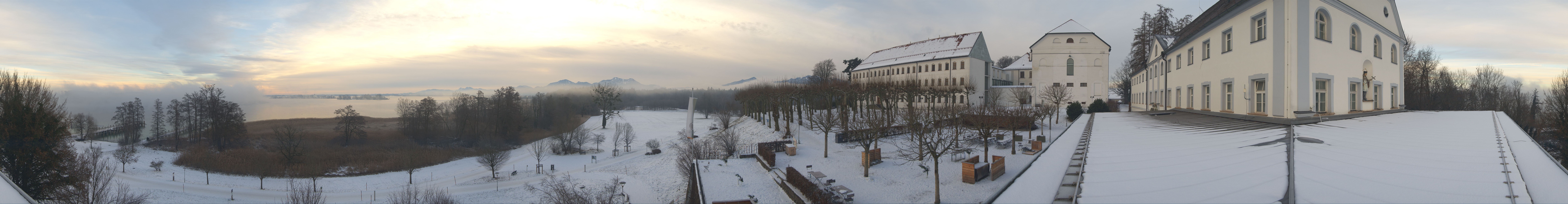 Archiv Foto Webcam Panoramablick von der Herreninsel im Chiemsee