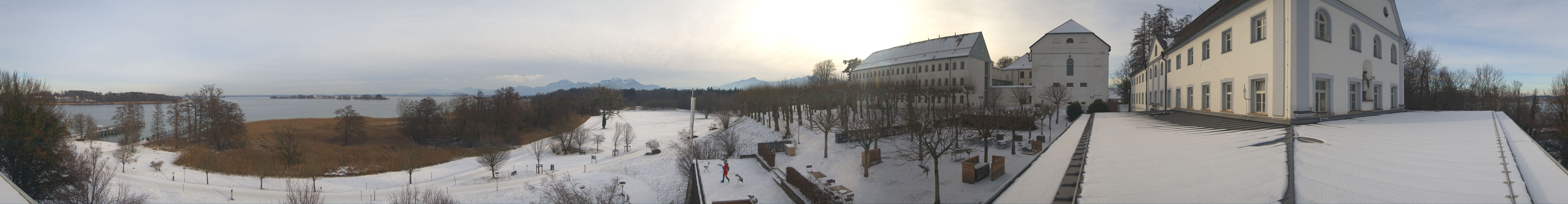 Archiv Foto Webcam Panoramablick von der Herreninsel im Chiemsee