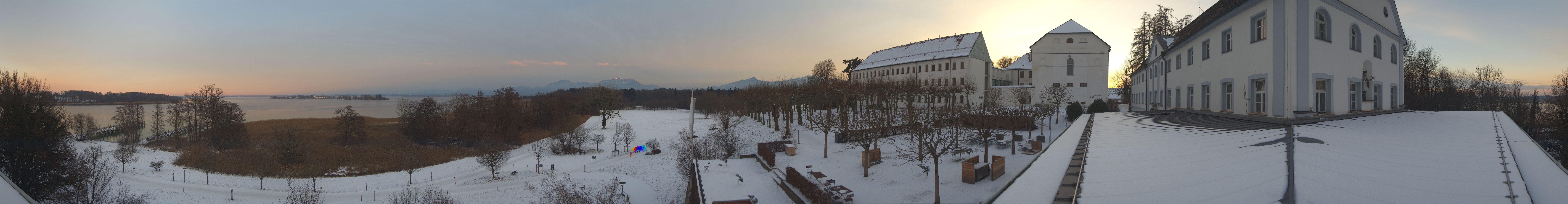 Archiv Foto Webcam Panoramablick von der Herreninsel im Chiemsee