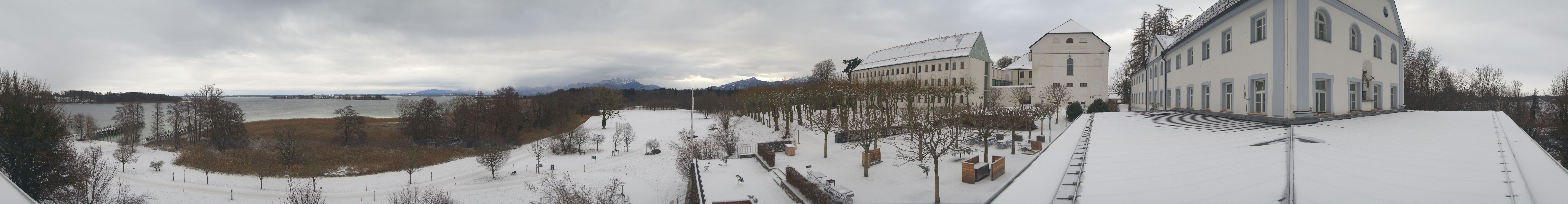 Archiv Foto Webcam Panoramablick von der Herreninsel im Chiemsee