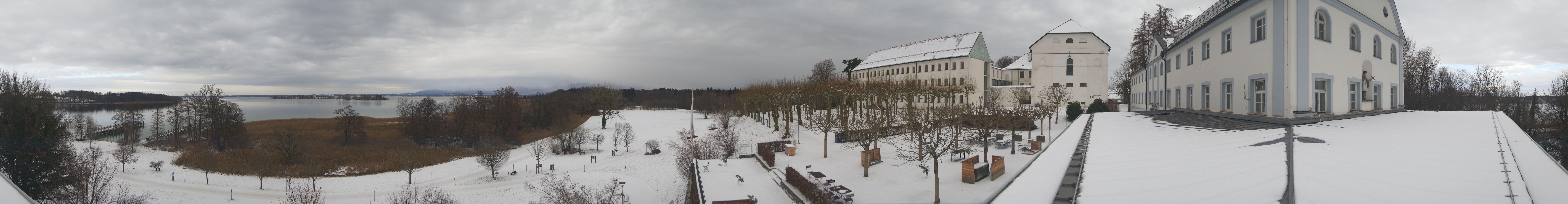 Archiv Foto Webcam Panoramablick von der Herreninsel im Chiemsee