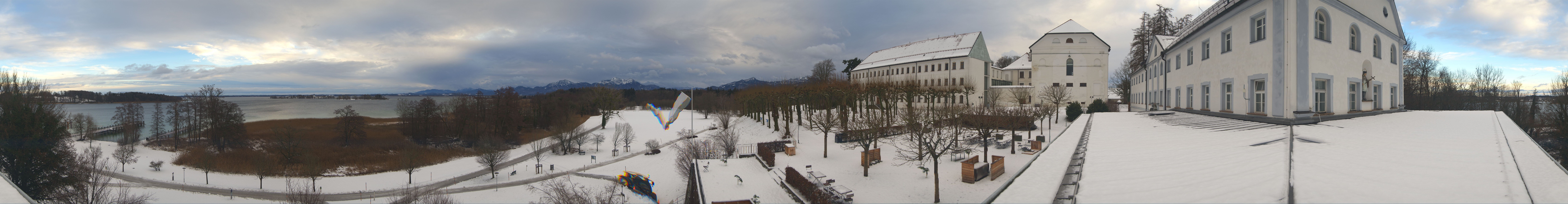 Archiv Foto Webcam Panoramablick von der Herreninsel im Chiemsee
