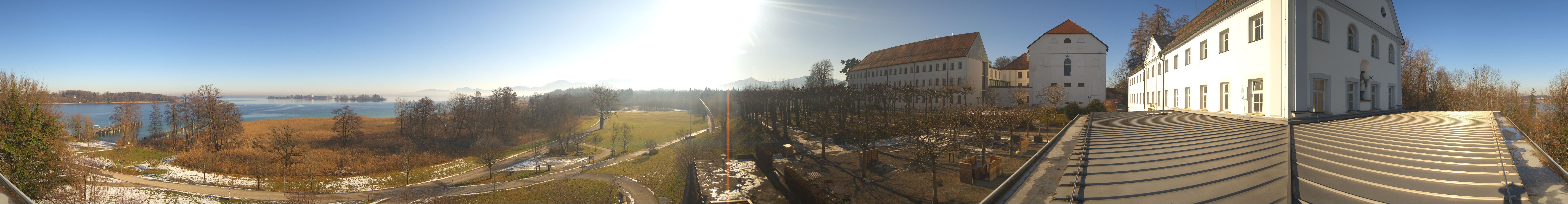 Archiv Foto Webcam Panoramablick von der Herreninsel im Chiemsee