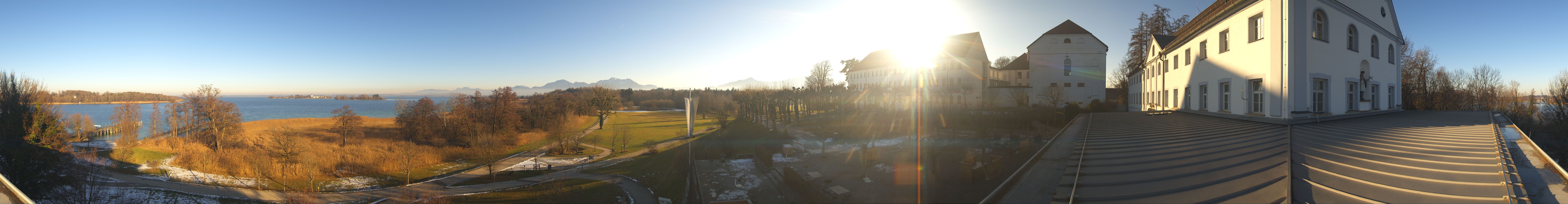Archiv Foto Webcam Panoramablick von der Herreninsel im Chiemsee