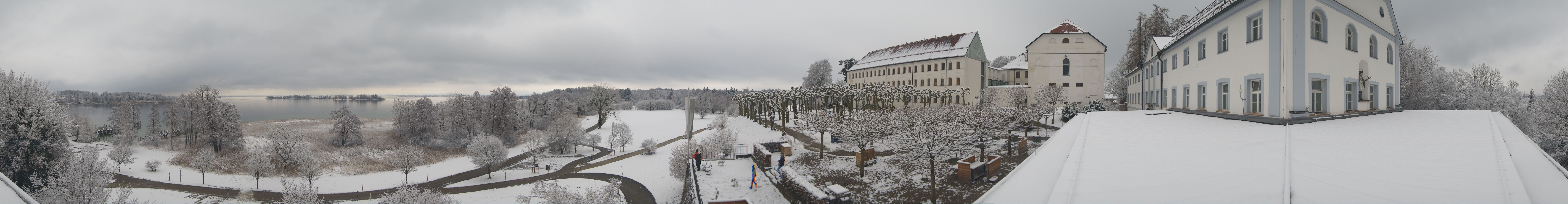 Archiv Foto Webcam Panoramablick von der Herreninsel im Chiemsee