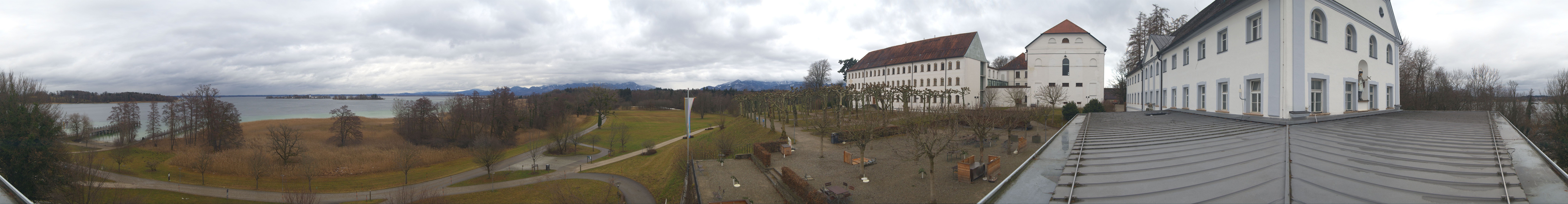 Archiv Foto Webcam Panoramablick von der Herreninsel im Chiemsee