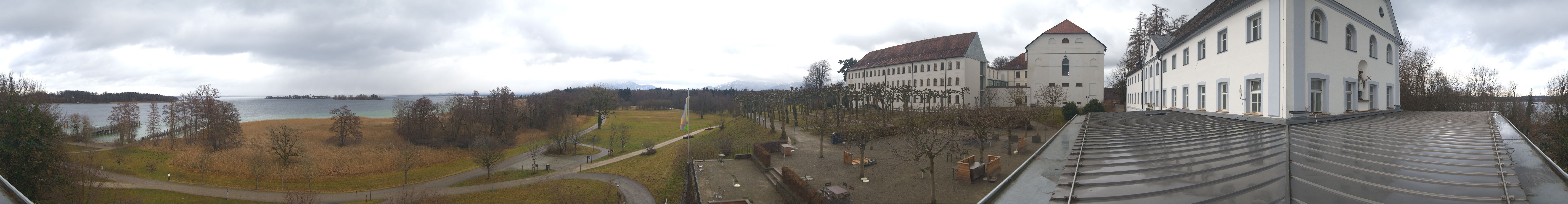 Archiv Foto Webcam Panoramablick von der Herreninsel im Chiemsee