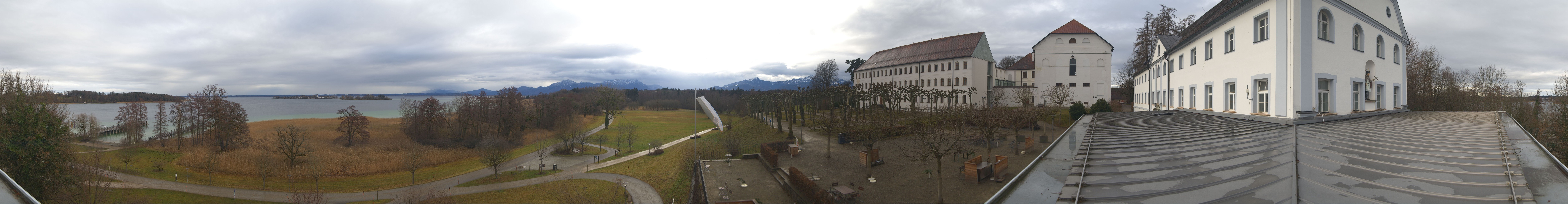 Archiv Foto Webcam Panoramablick von der Herreninsel im Chiemsee