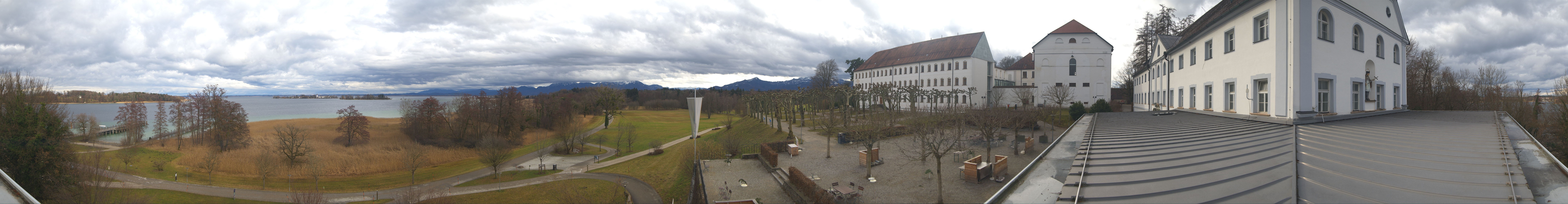 Archiv Foto Webcam Panoramablick von der Herreninsel im Chiemsee