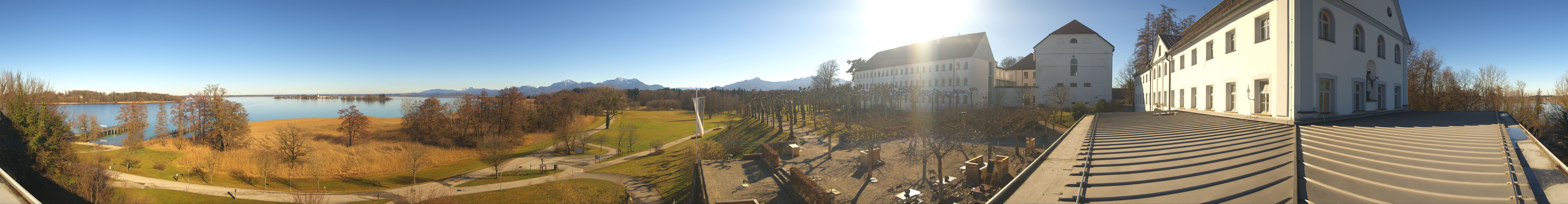 Archiv Foto Webcam Panoramablick von der Herreninsel im Chiemsee