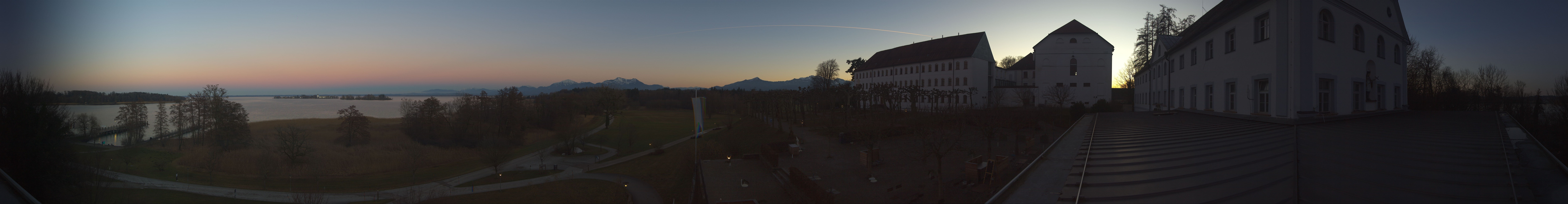 Archiv Foto Webcam Panoramablick von der Herreninsel im Chiemsee