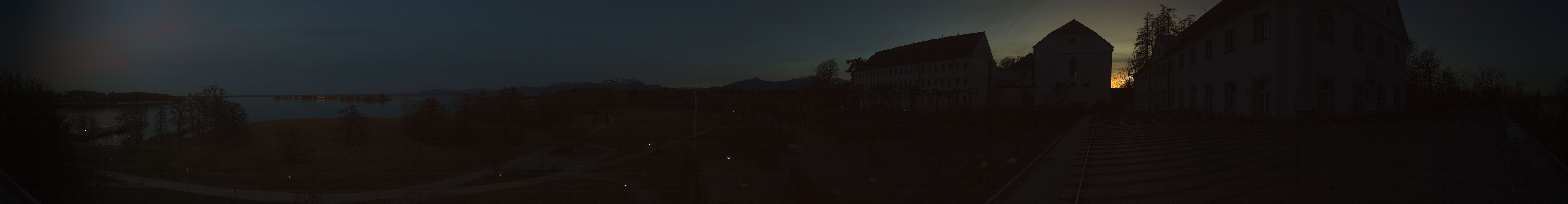 Archiv Foto Webcam Panoramablick von der Herreninsel im Chiemsee