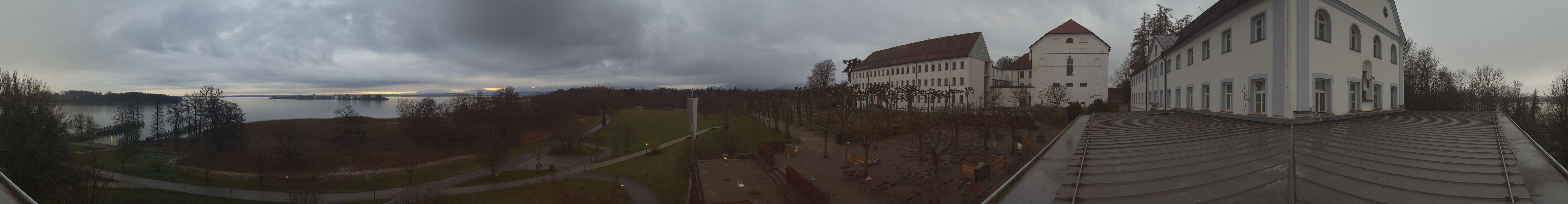 Archiv Foto Webcam Panoramablick von der Herreninsel im Chiemsee