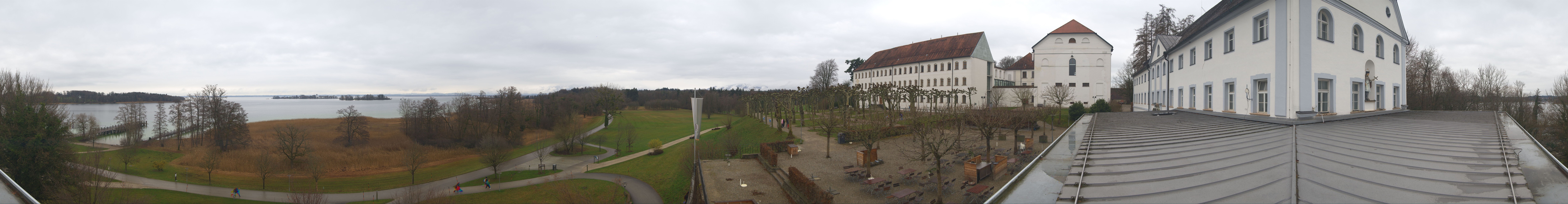 Archiv Foto Webcam Panoramablick von der Herreninsel im Chiemsee