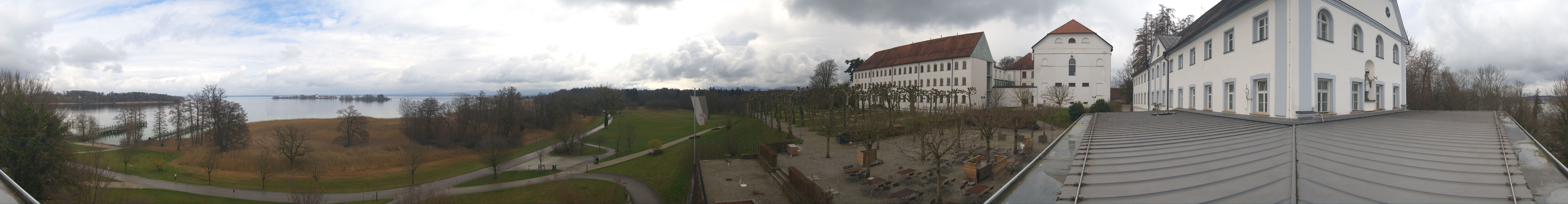 Archiv Foto Webcam Panoramablick von der Herreninsel im Chiemsee