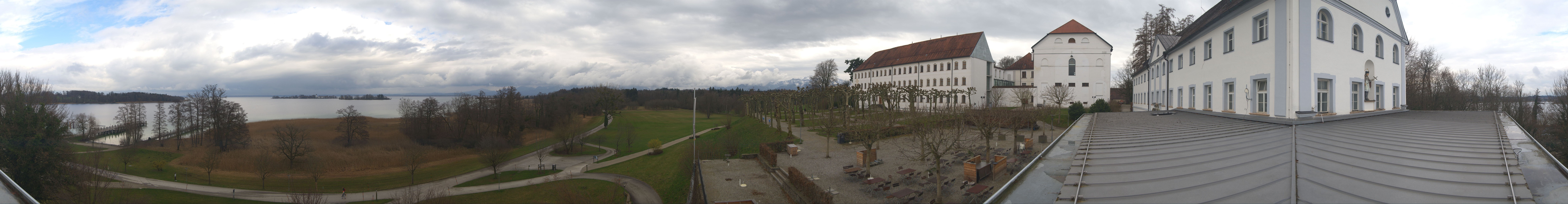 Archiv Foto Webcam Panoramablick von der Herreninsel im Chiemsee