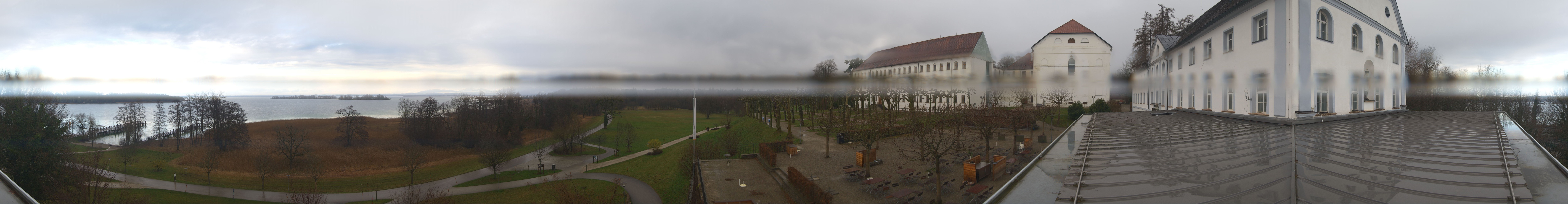 Archiv Foto Webcam Panoramablick von der Herreninsel im Chiemsee