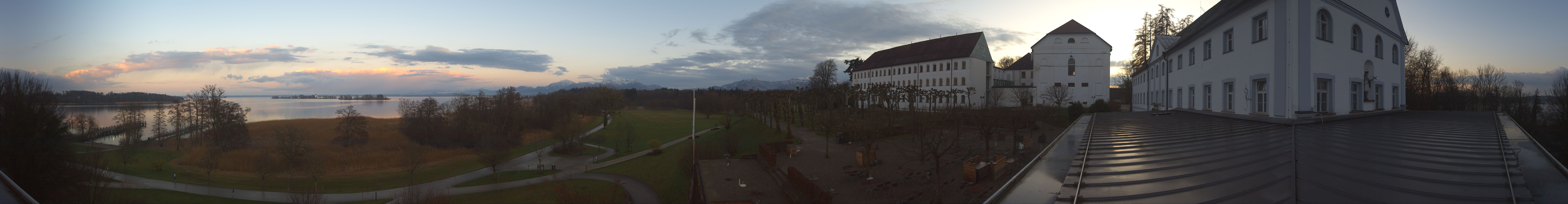 Archiv Foto Webcam Panoramablick von der Herreninsel im Chiemsee
