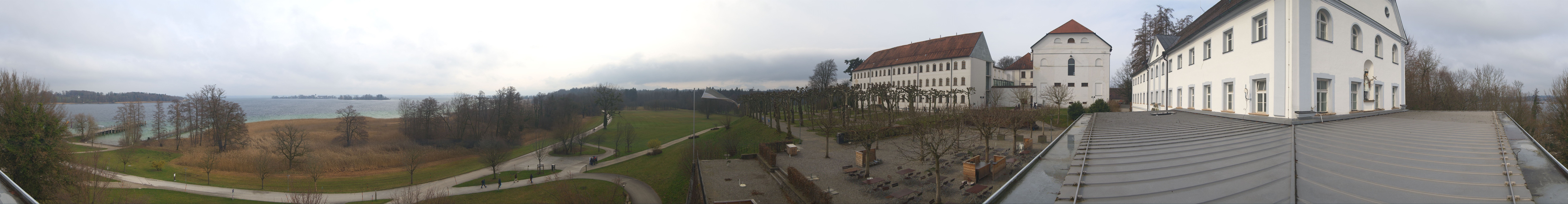 Archiv Foto Webcam Panoramablick von der Herreninsel im Chiemsee