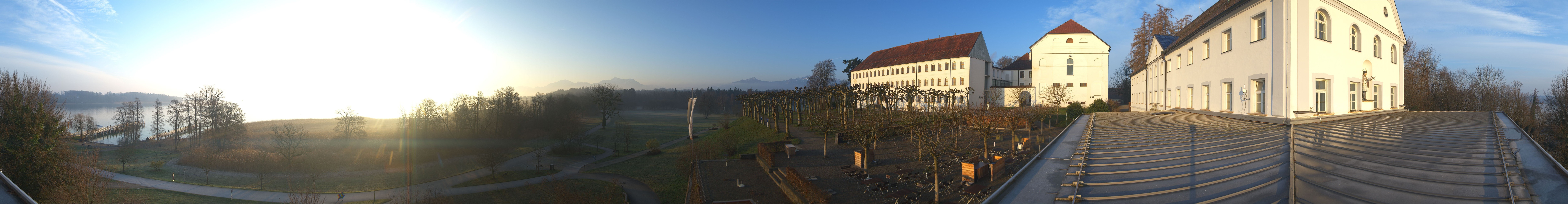 Archiv Foto Webcam Panoramablick von der Herreninsel im Chiemsee