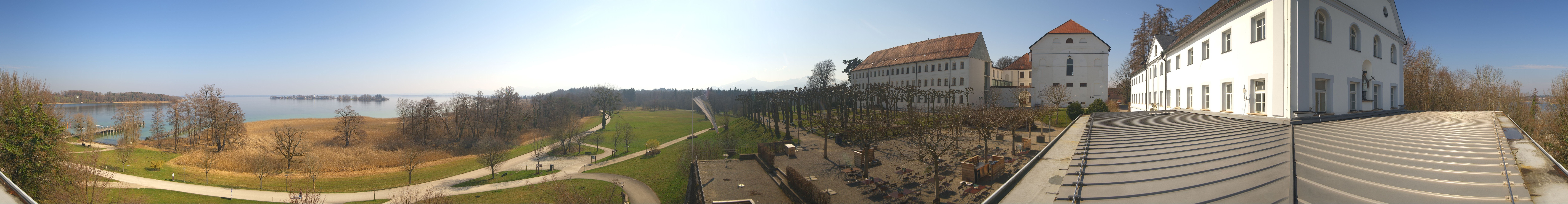 Archiv Foto Webcam Panoramablick von der Herreninsel im Chiemsee