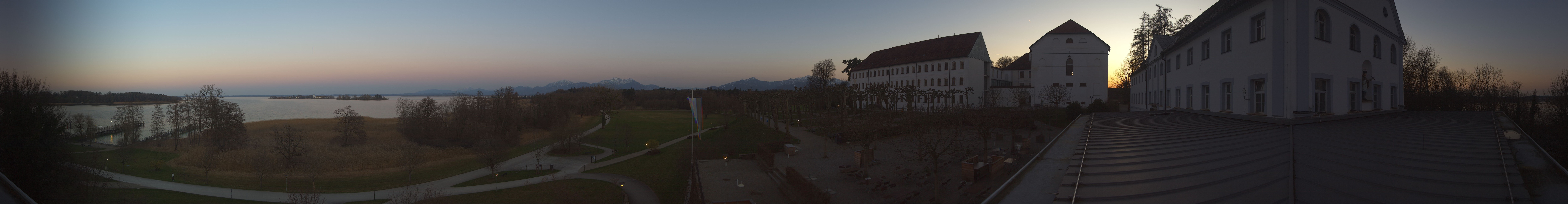 Archiv Foto Webcam Panoramablick von der Herreninsel im Chiemsee