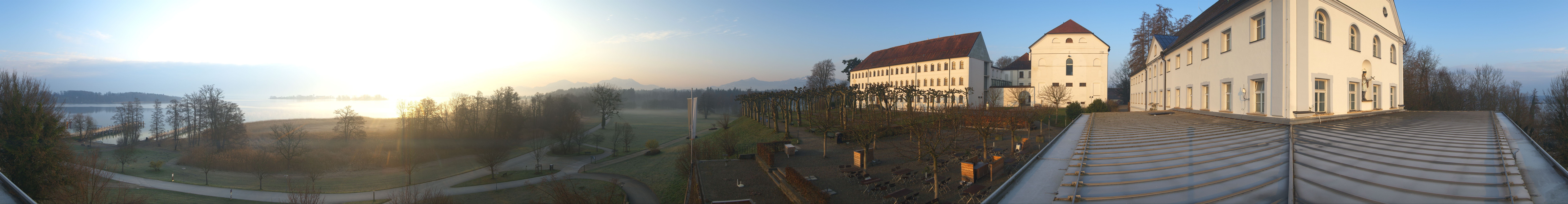 Archiv Foto Webcam Panoramablick von der Herreninsel im Chiemsee