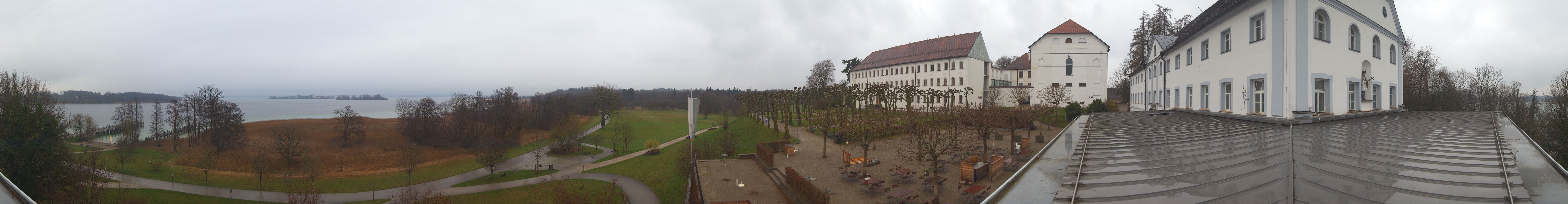 Archiv Foto Webcam Panoramablick von der Herreninsel im Chiemsee