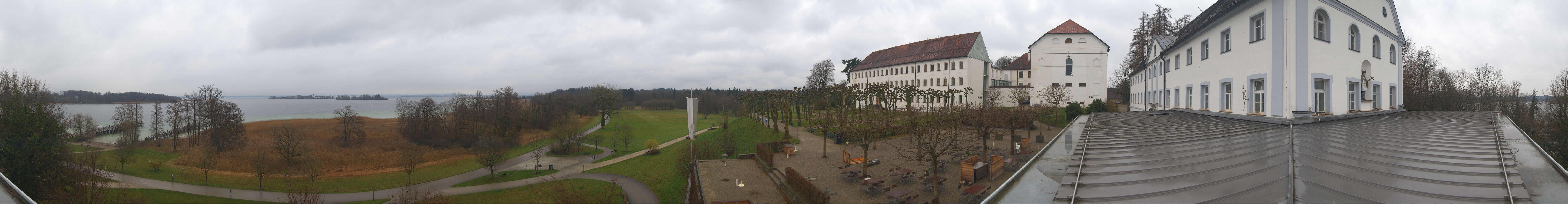 Archiv Foto Webcam Panoramablick von der Herreninsel im Chiemsee