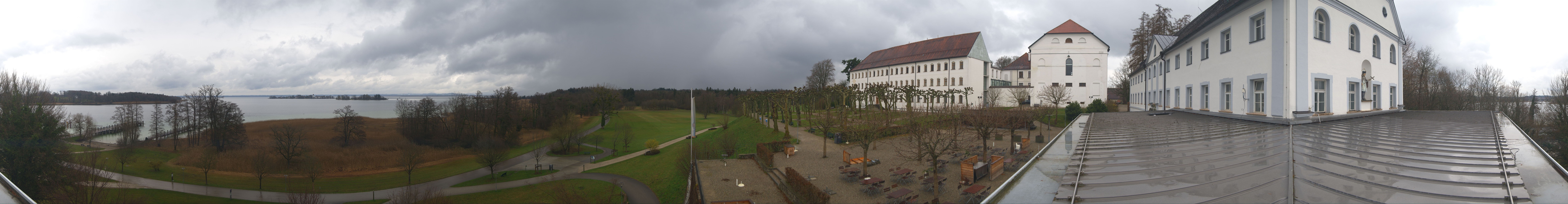 Archiv Foto Webcam Panoramablick von der Herreninsel im Chiemsee