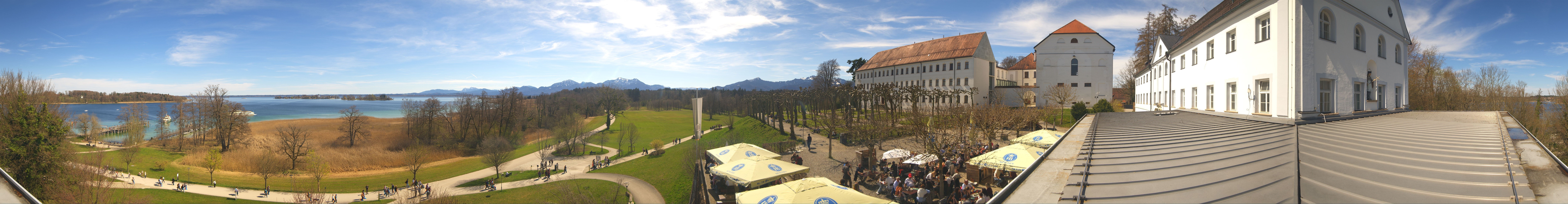 Archived image Webcam Panoramic view of Herreninsel